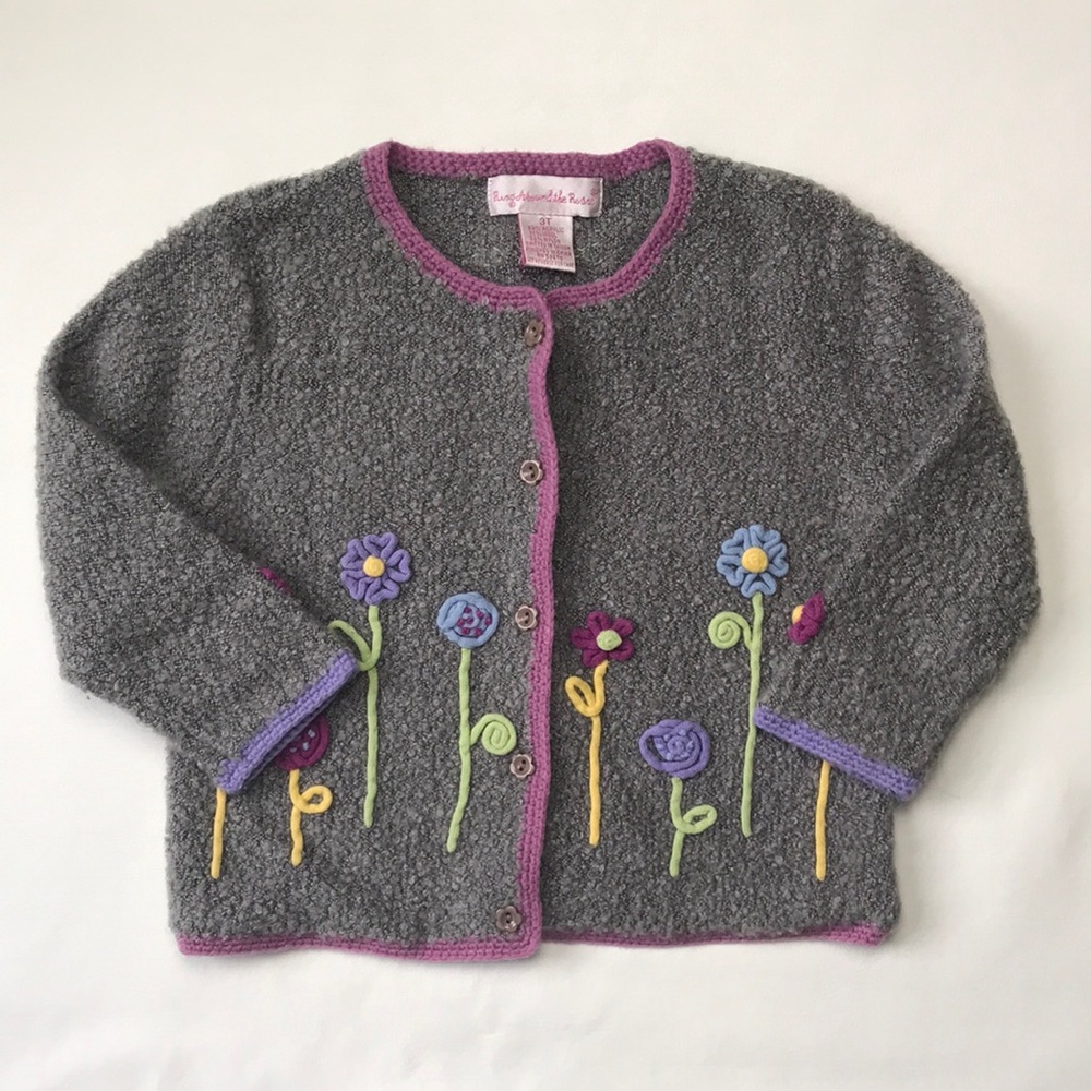 Ring Around The Rosie Cardigan (size 3T)